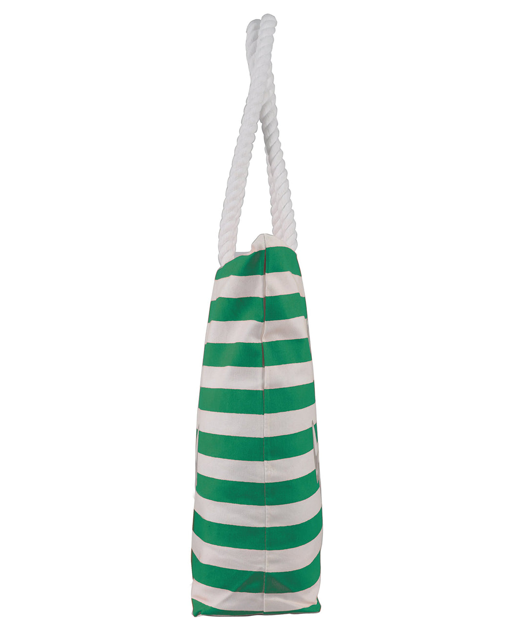 Anchor Print Cotton Canvas Beach Tote