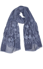 Lightweight Sheer Embroidered Scarf Shawl Wrap
