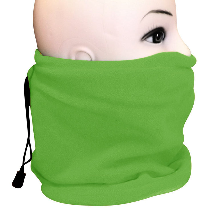 Thick Knit One Hole Facemask Balaclava Snowboarding Biker Mask (Green)