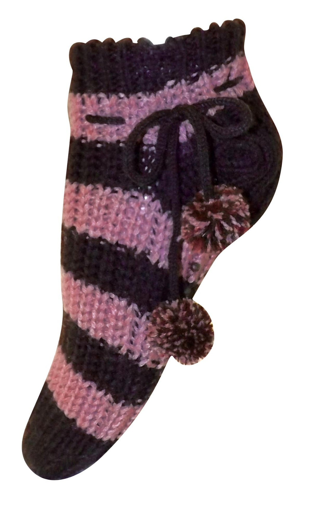 A3360-Knit-Slipper-Socks-Mar-Brow-KL