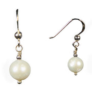 Gems Couture Jewelry Sterling Silver Pearl Dangle Earrings