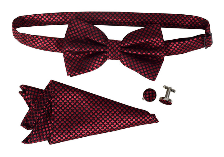 B1448-Bow-Tie-PolkaDot-Maroon-AJ