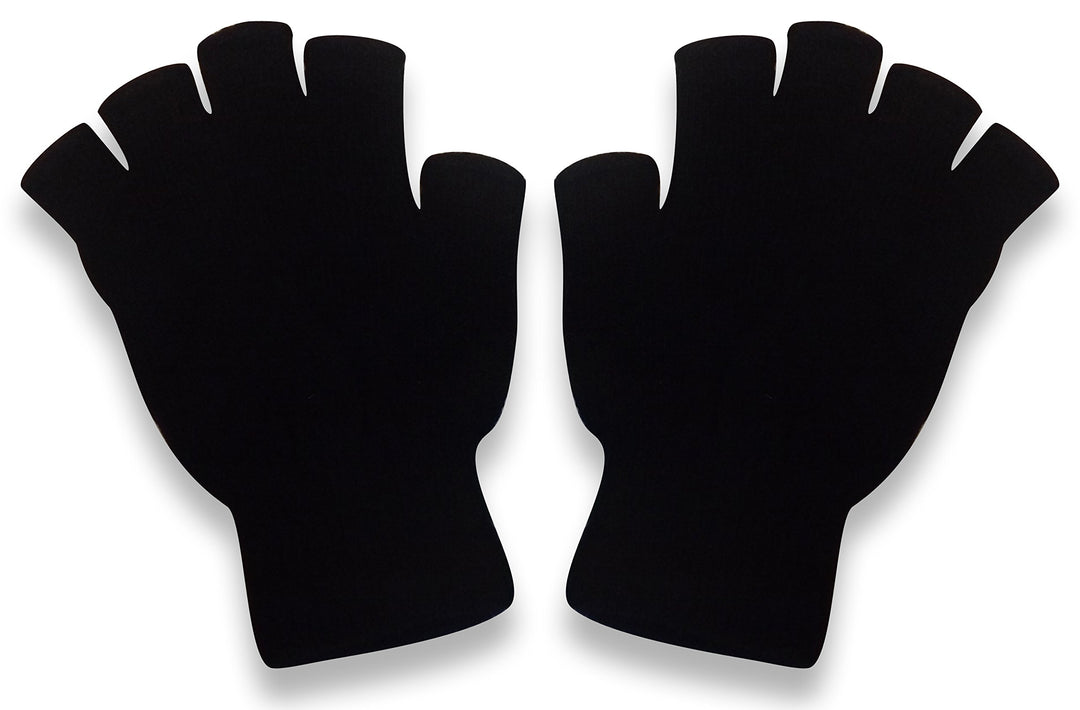 Winter Soft Knit Fingerless Funtional Flap Mitten Gloves