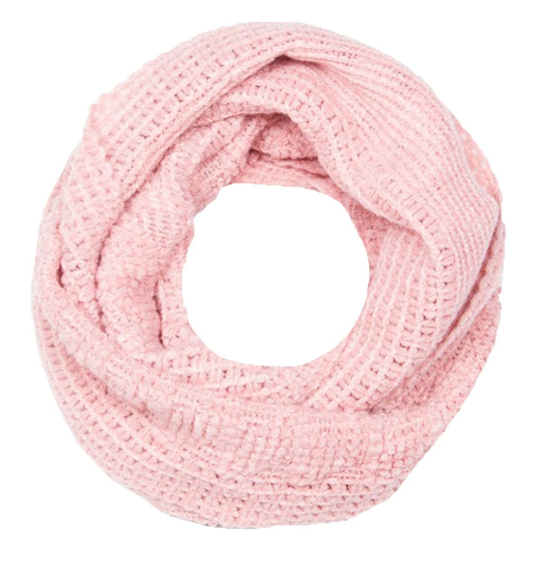 Womens Glamorous Chic Warm Knitted Winter Snood Infinity Loop Scarf