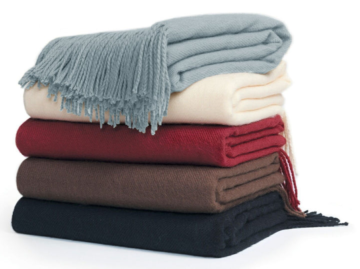 Luxurious Cashmere Throw Blanket (50x60")