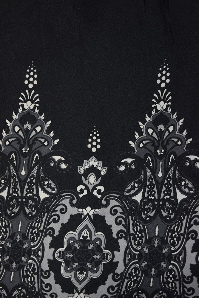 Sleeveless All-Over Pattern Long Maxi Dress