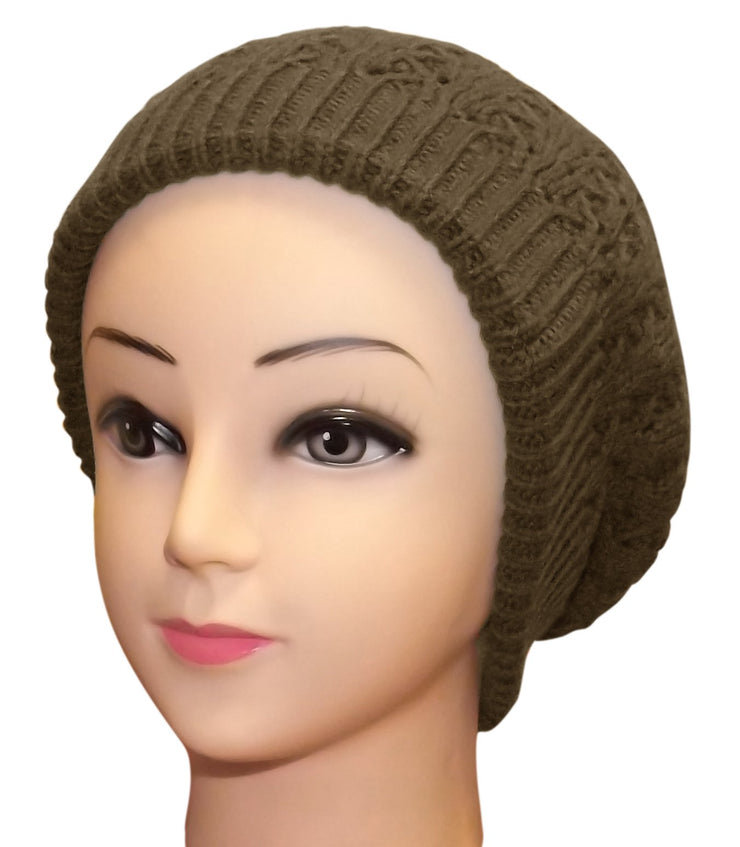 Thick Slouch Knit Warm Ski Beanie Hat