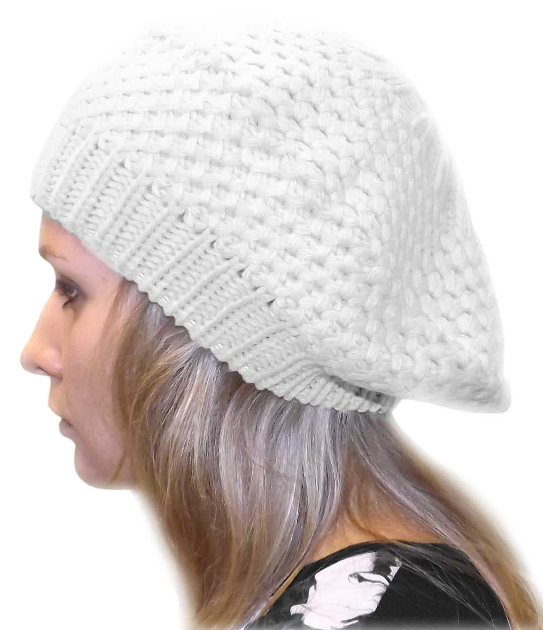 A3402-Stylish-Knit-Beret-SnwWht-JG