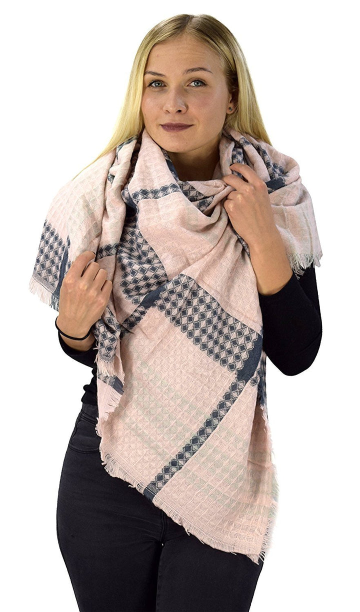 B5511-L507-Scarf-Pink/navy-MRS