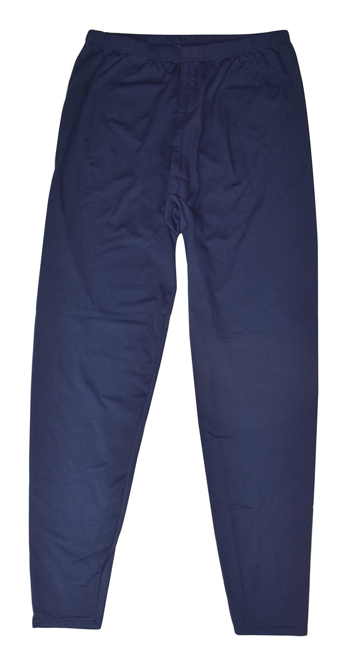 Mens Fleece Lined Stretch Warm Thermal Underwear Pajamas 2 Piece Set