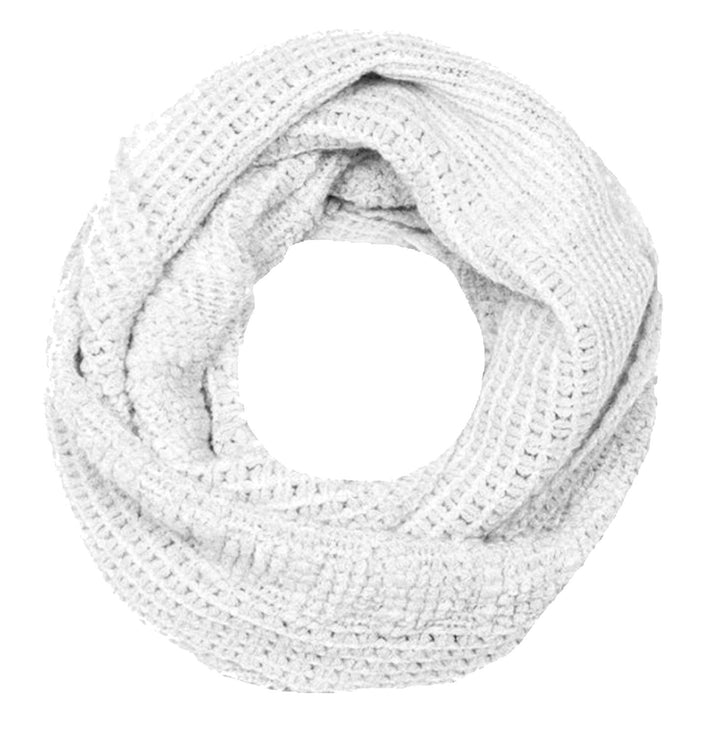 Womens Glamorous Chic Warm Knitted Winter Snood Infinity Loop Scarf