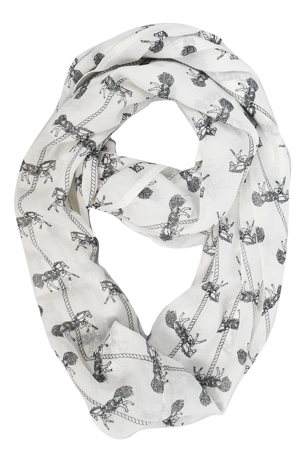 Womens Fashion Bohemian Sheer Infinity scarves Circle Scarf Loops