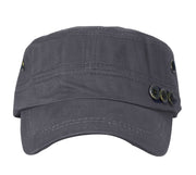 Flat Top Twill Corps Adjustable Military Cadet Hats