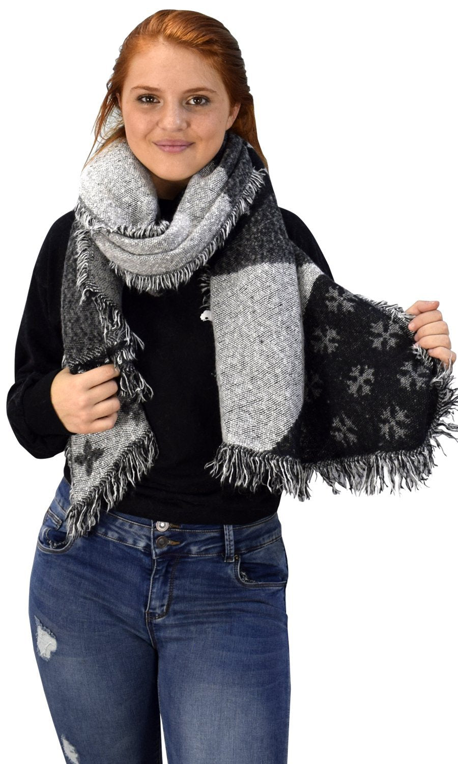 B5507-ZR119-Scarf-Black/Grey-A