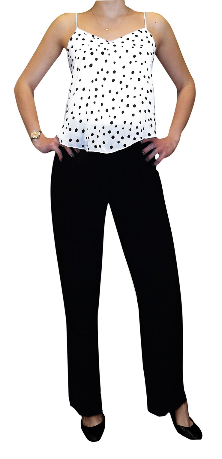 B0588-Polka-Romper-Black-XL-AC