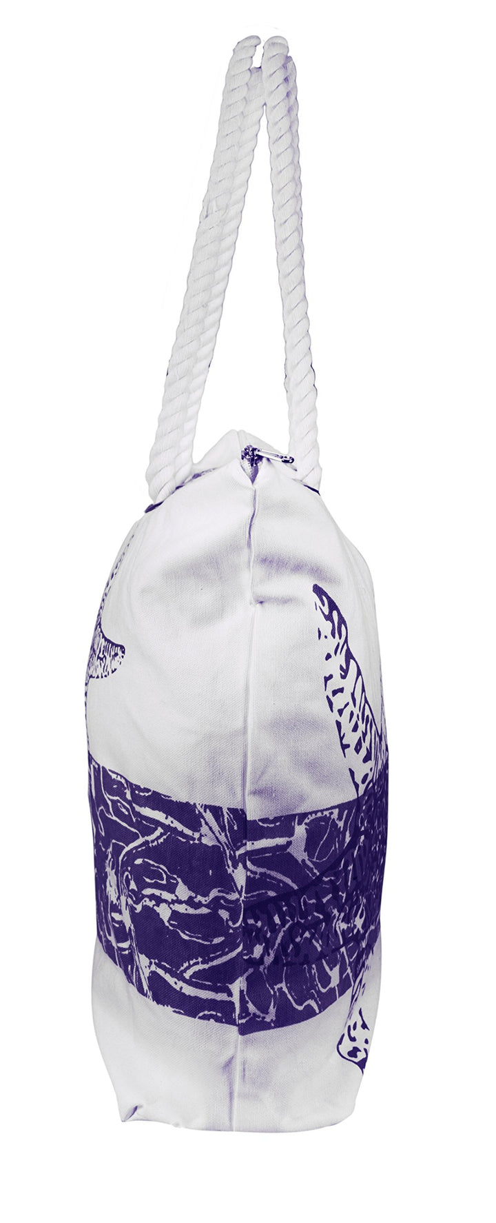 Starfish Design Cotton Canvas Beach Tote