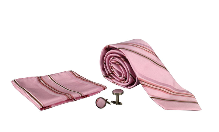 A6912-Necktie-Set-Stripe-PinkBrwn-JG