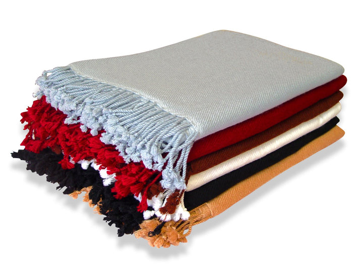 Luxurious Cashmere Throw Blanket (50x60")
