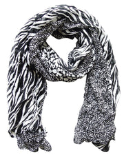A1149-Animal-Crink-Scarf-Blk-Whit-FBA-SM