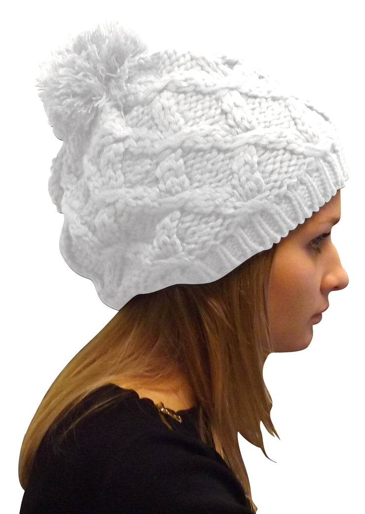 A3239-Cable-Knit-Pom-Hat-White-KL