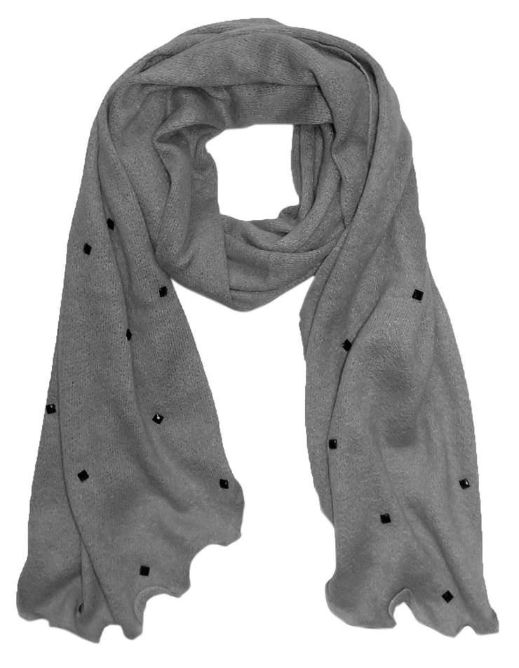 Gray Cashmere Feel Gorgeous Vintage Inspired Stylish Scarf