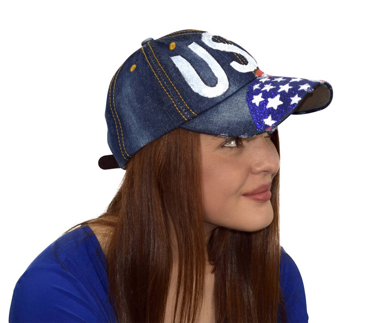 Unisex Sun Hats Washed Denim Hat Sports Baseball Cap