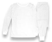 Peach Couture 100% Cotton Mens 2 Pcs Warm Thermal Underwear Set-Top & Bottom