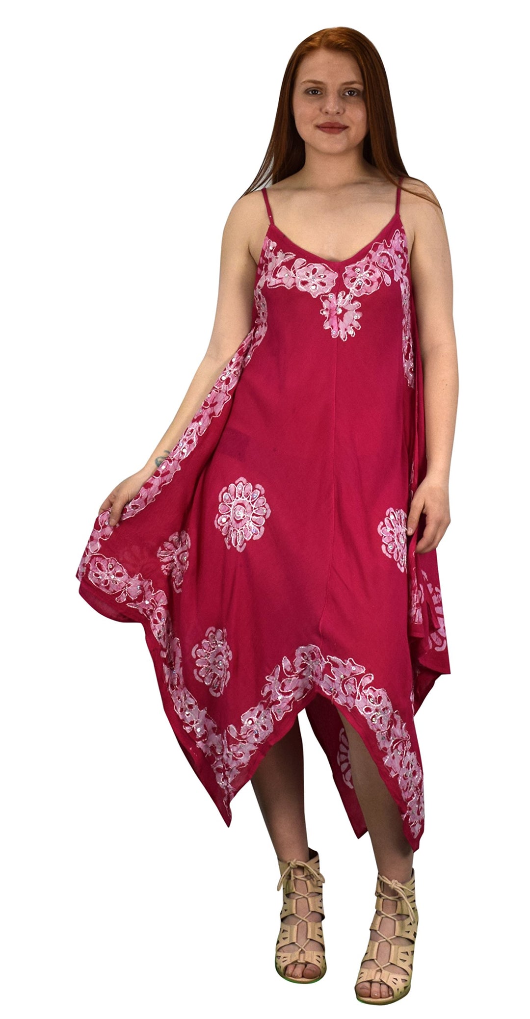 B2602-AF1213-MidiDress-Fuchsia