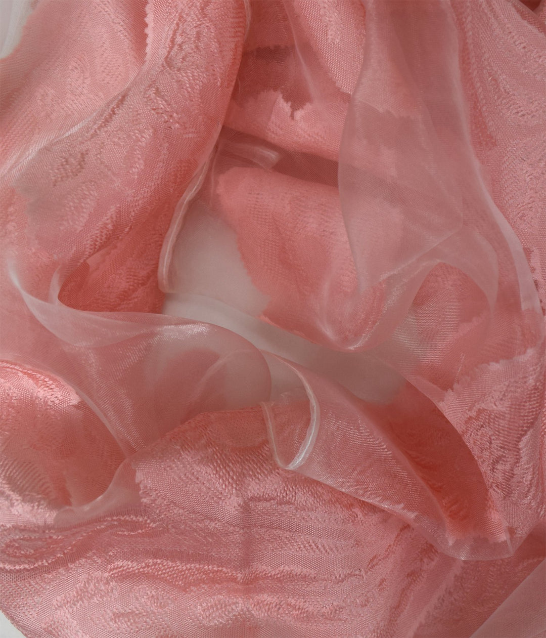 Floral Embroidered Burnout Summer Scarf