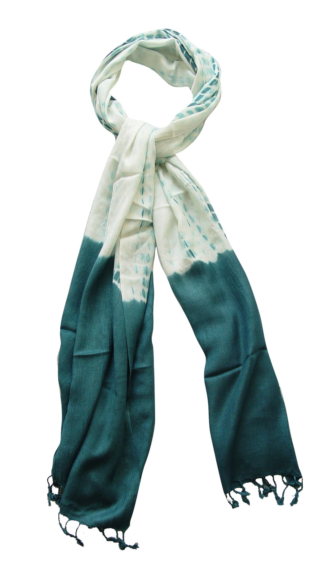 Exclusive Designer Faded Tie-Dye Pashmina Shawl