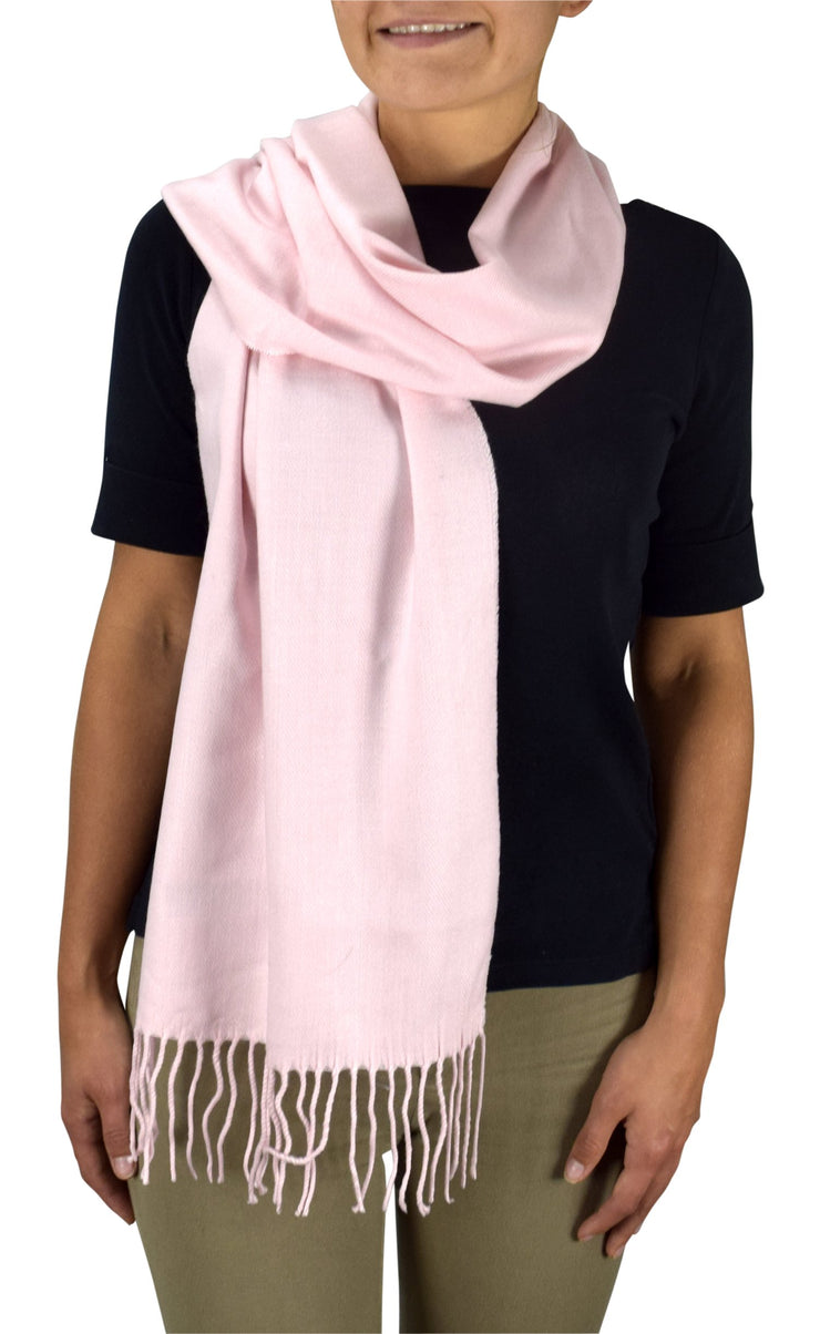 Peach Couture Soft and Warm Cashmere Feel Light Unisex Scarves