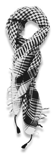 Peach Couture 100% Cotton Unisex Tactical Military Shemagh Keffiyeh Scarf