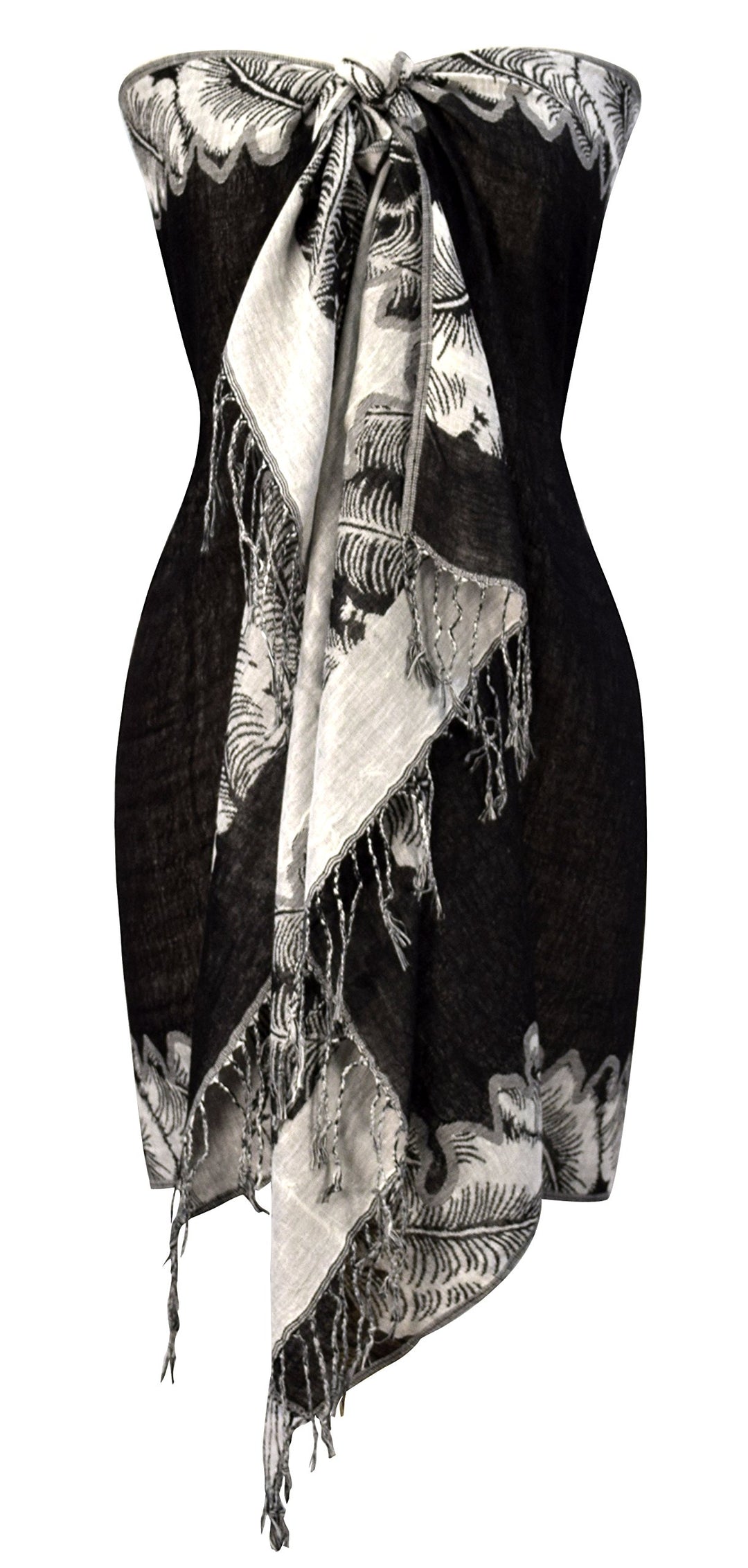 Reversible Jacquard Paisley Pashmina Shawl