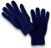 Navy Unisex Knitted Texting Gloves for Android Smart phones Touch screens