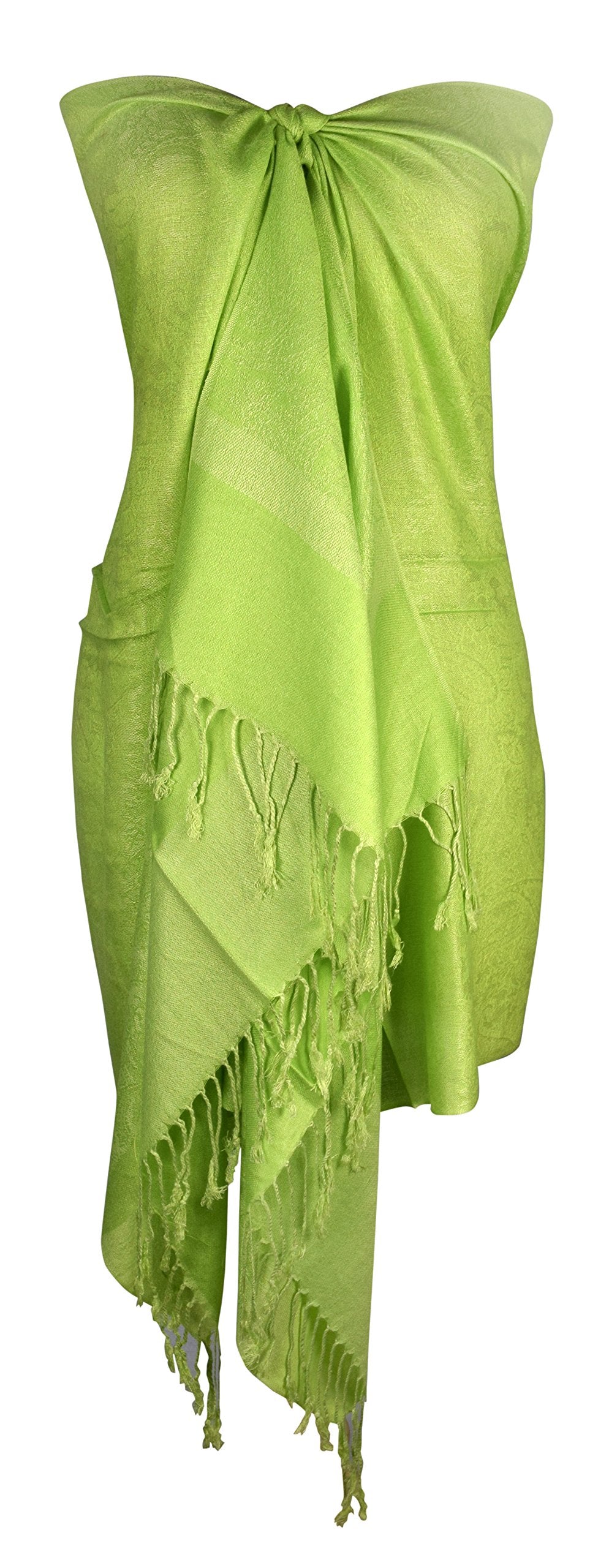 B0193-Solid-Jacquard-Neon-Green-SD