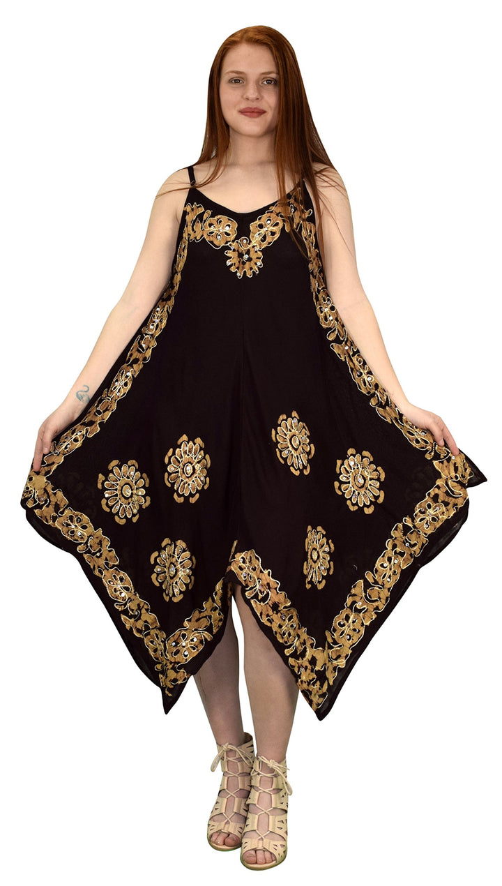 B2607-AF1213-MidiDress-Brown-L