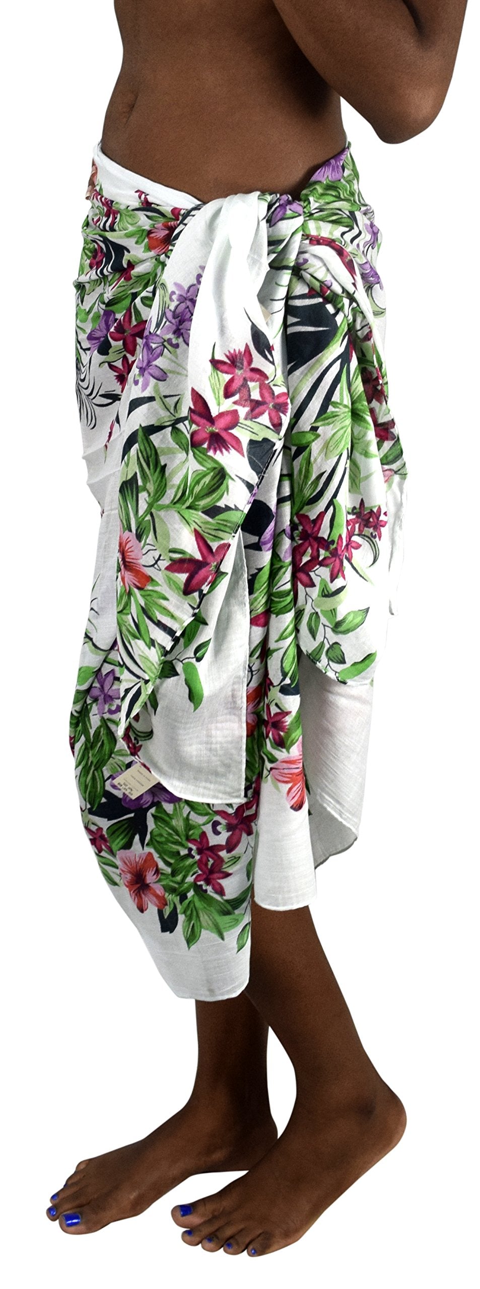 Peach Couture Multi Purpose Hawaiian Scarves Pareo Beach Wraps Sarongs