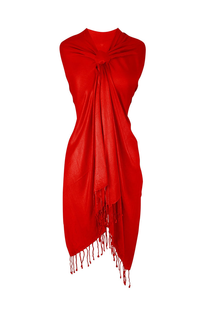 Red Pashmina Shawl
