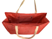 Red Denim Jeans Handbags Hobos Large Travel Tote Bags Shoulder Bags