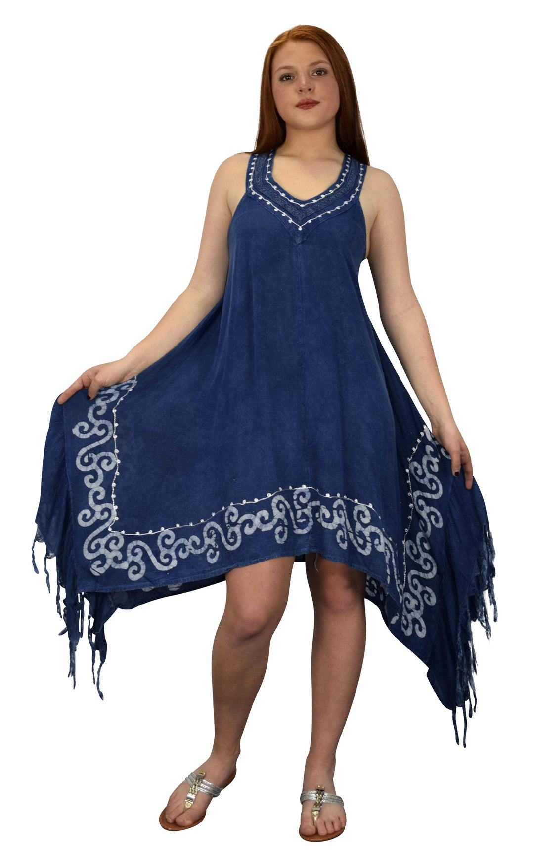 Womens Denim Asymmetric Hem Caftan Tank Dress Tunic Cover Up Peach Couture Womens Denim Asymmetric Hem Caftan Tank Dress Tunic Cover Up Peach Couture
