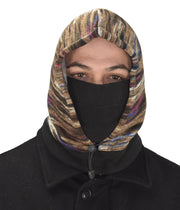 Thick Knit One Hole Facemask Balaclava Snowboarding Biker Mask (Faded Taupe)