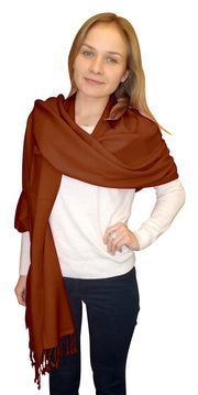 Elegant Soft Luxurious Pashmina Cashmere Wrap shawl stole From Peach Couture