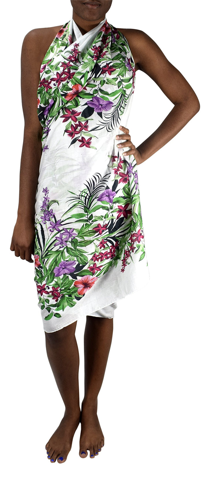 Peach Couture Multi Purpose Hawaiian Scarves Pareo Beach Wraps Sarongs