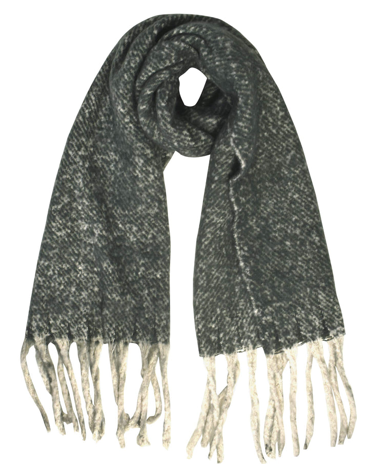 B8986-Solid-Scarves-Chunky-DGreen-OS