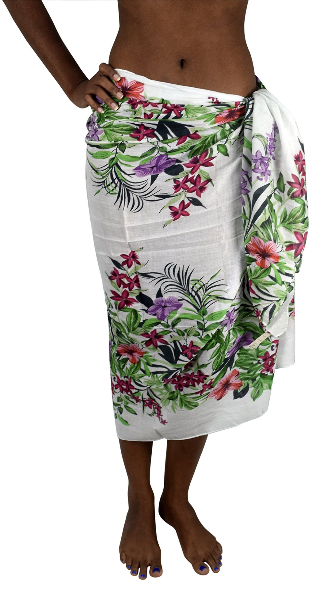 Peach Couture Multi Purpose Hawaiian Scarves Pareo Beach Wraps Sarongs