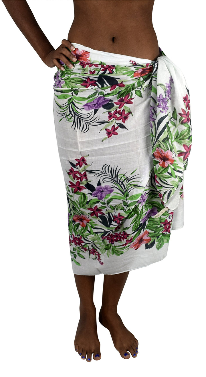 Peach Couture Multi Purpose Hawaiian Scarves Pareo Beach Wraps Sarongs