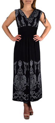 A3939-Maxi-Paisley-BlkWht-Med-JG