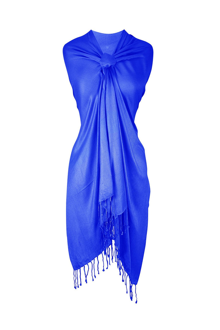 Royal Blue Pashmina Shawl Wrap Scarf