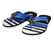 Peach Couture Nautical Summer Men’s Beach Summer Flip Flop Sandals Slippers Open Toe Flipflops