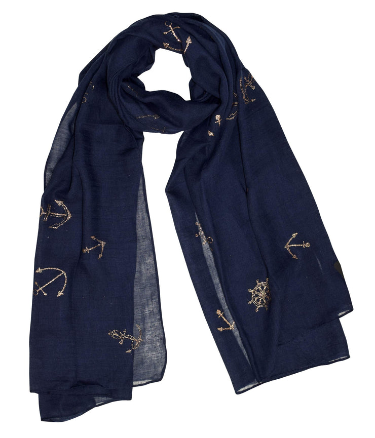 B8725-Nautical-Scarf-Navy-OS